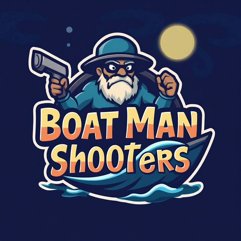 Boat Man Shooters Logo
